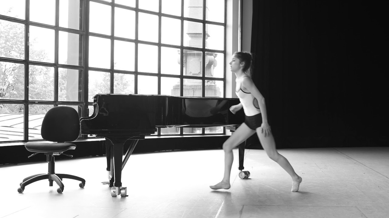 Ballet dancer Elisa Lons dances to Les Parapluies de Cherbourg in Stockholm Opera House.