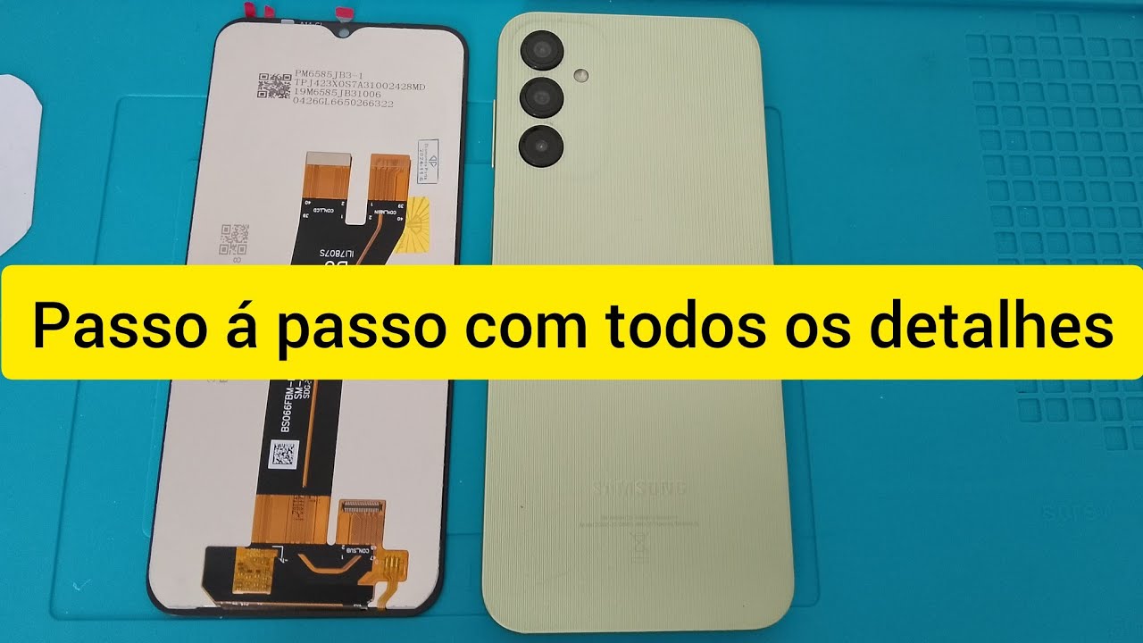 como  abrir e trocar a tela do A14 5G