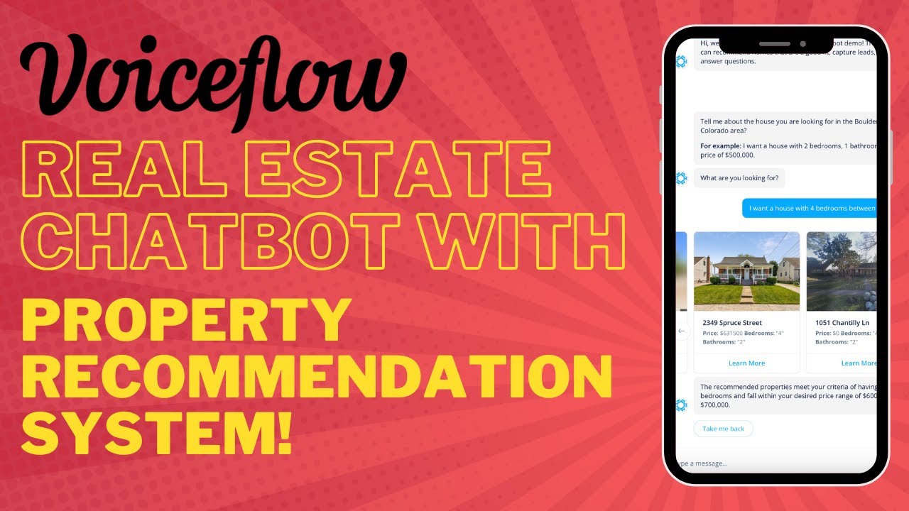 [FREE TEMPLATE] Real Estate Chatbot with Property Recommendations