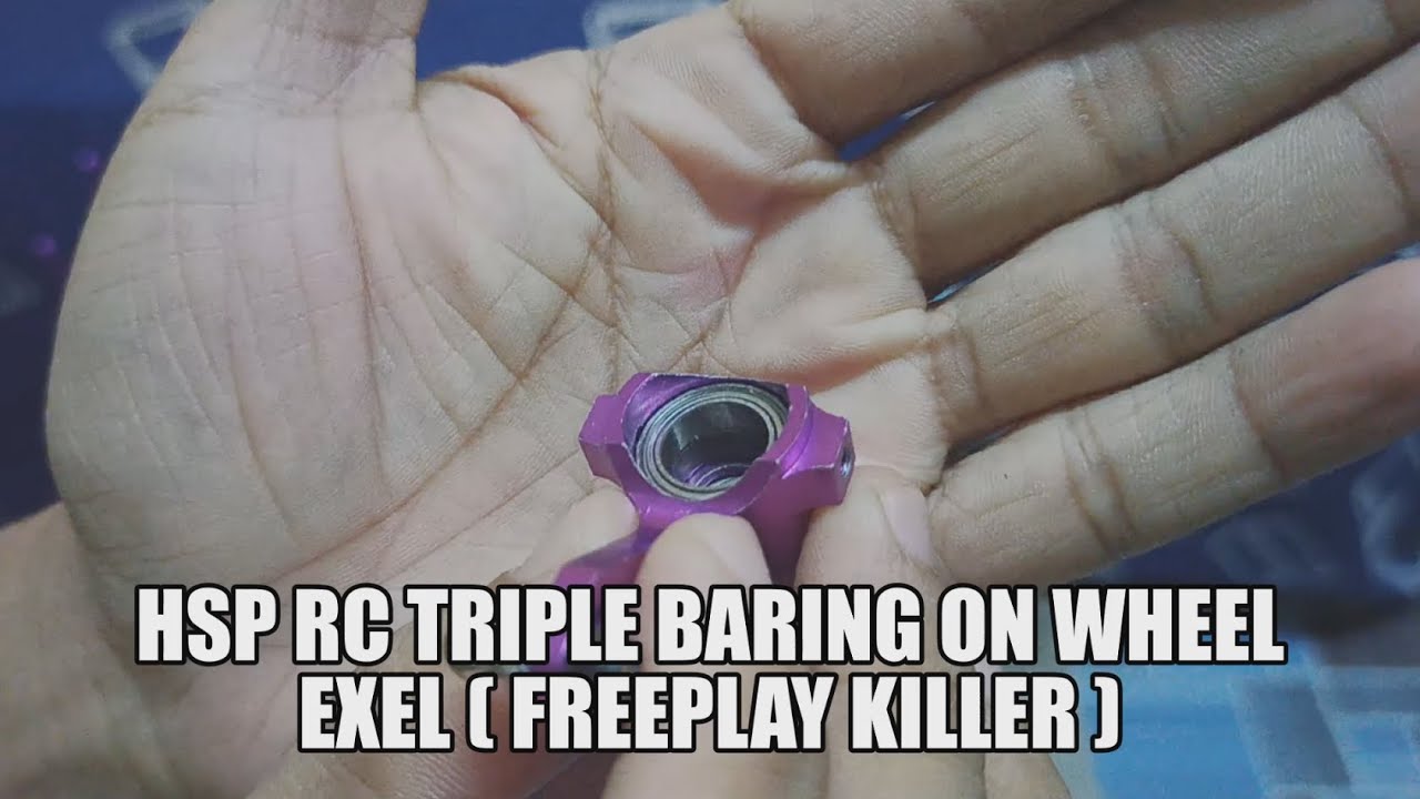 HSP RC Triple Bearing On Wheel Exel (Wheel Freeplay Killer)