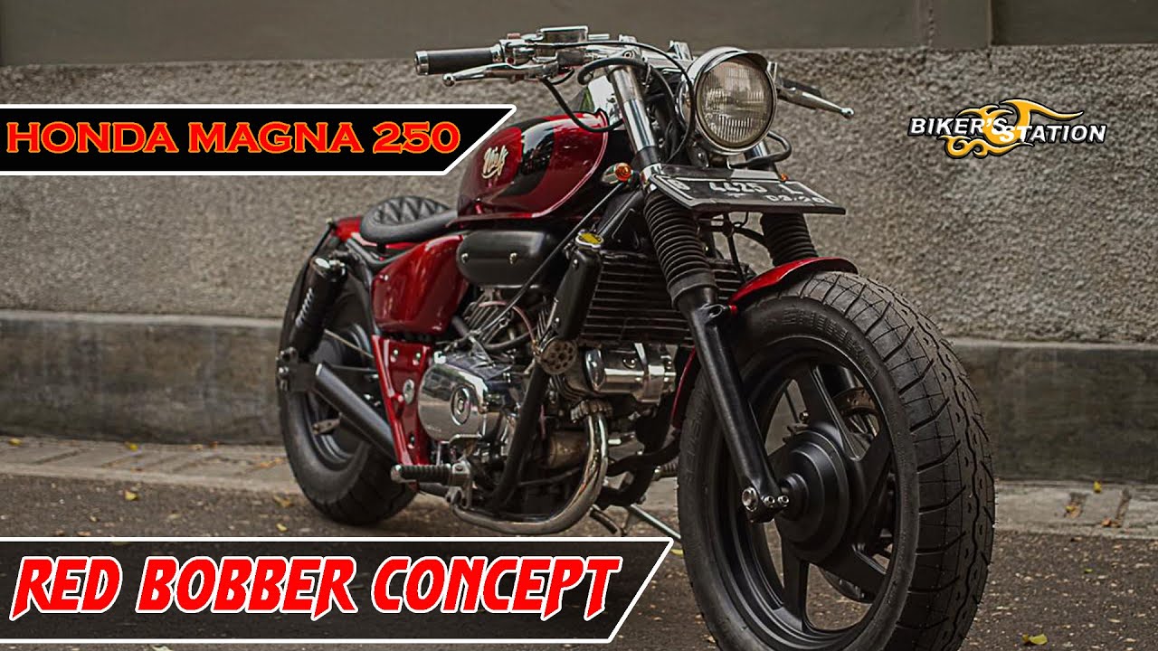 RED BOBBER HONDA MAGNA 250cc | Robby Kencana #VLOG40