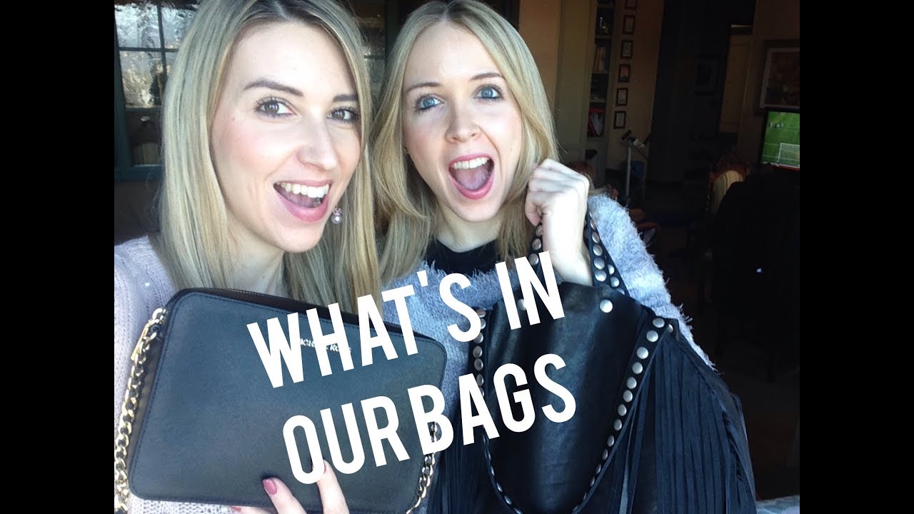 WHAT'S IN OUR BAGS - BLONDIE SISTERS EDITION