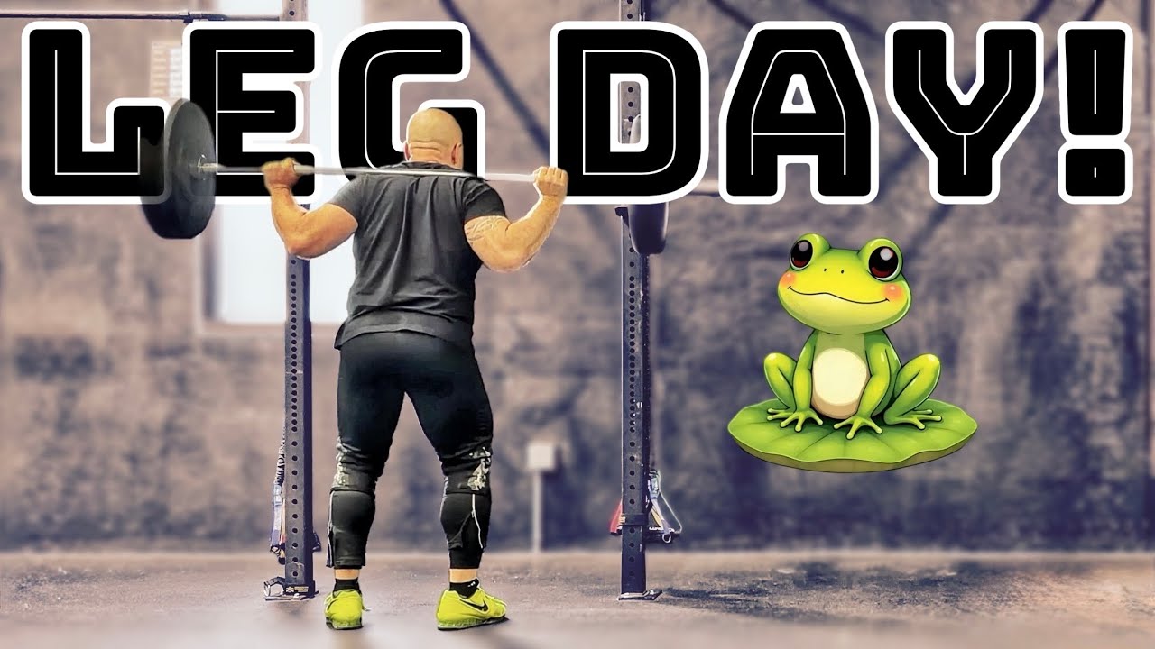 HWPO: BODYBUILDING Leg Day! 3/4 Squats! 🔥 