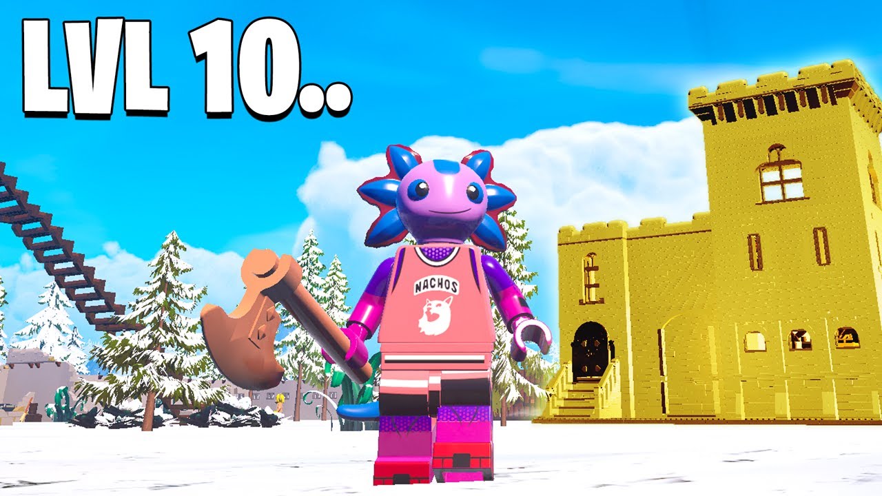 I Built a Snow CASTLE! - Level 10 Snow Village