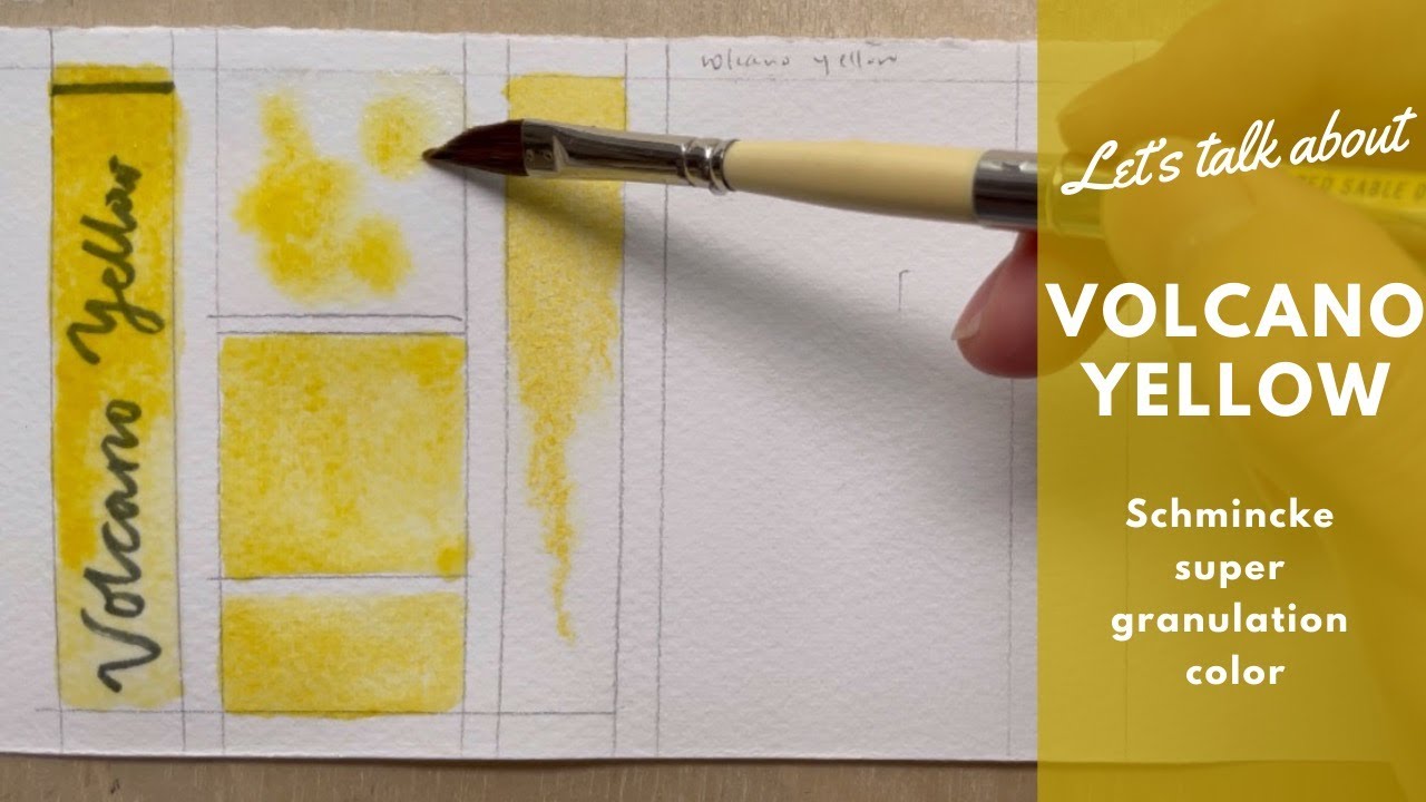 Let's talk about Schmincke Volcano Yellow