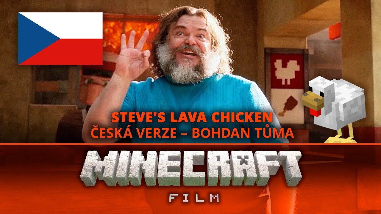 Steve's Lava Chicken Song &ndash; Bohdan Tůma | Minecraft Film [CZ / česk&yacute; dabing]
