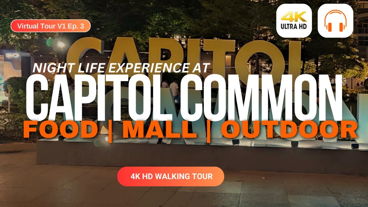 [4KHD] Night Life in Capitol Commons & Estancia  | Pasig City | Best View Virtual Tour 2024