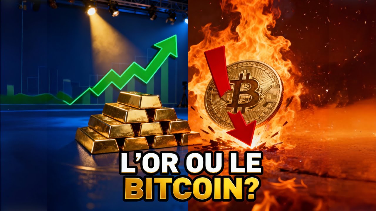 L&rsquo;or ou le Bitcoin en 2025-2026 ? Lequel choisir ? 