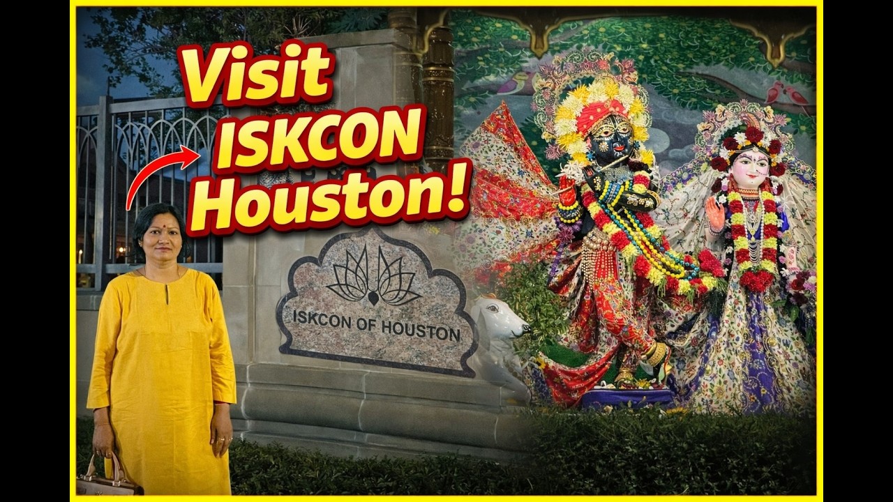 ISKCON OF HOUSTON  - The Hare Krishna Community of Houston🙏🙏 || JAI SRI KRISHNA🙏🙏🙏@iskconallinone