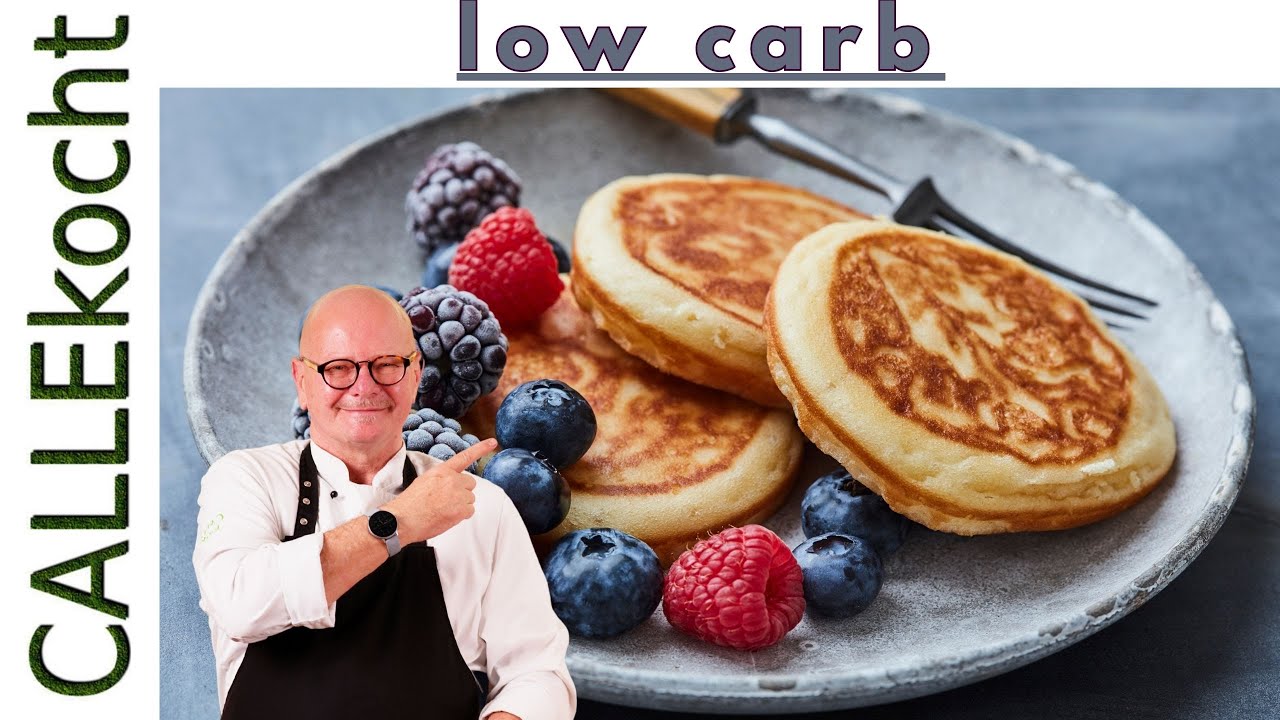 Bananen-Pfannkuchen: NUR 3 ZUTATEN | Low Carb. lecker & Blitzschnell