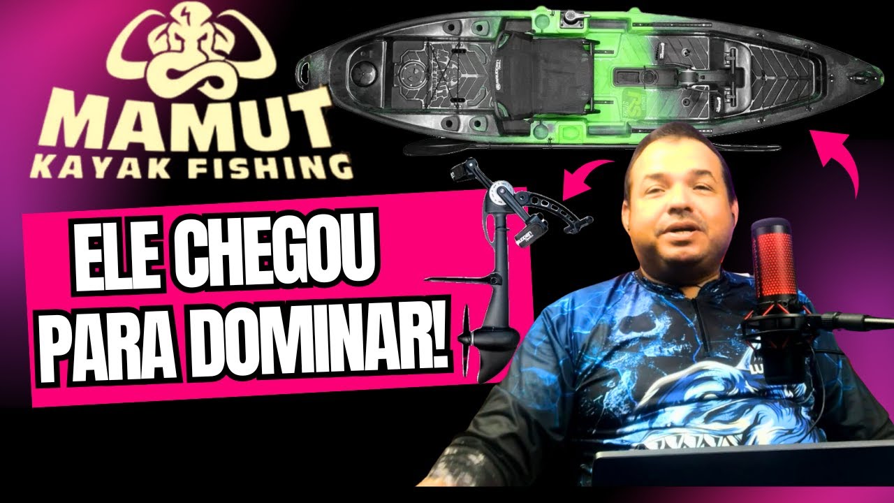 O MELHOR Caiaque para Pescaria de 2024? Conheça o Mamut Kayak Fishing