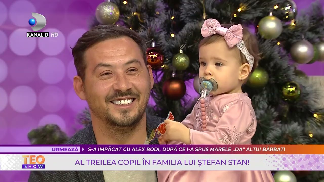 Teo Show(03.12.) - Al treilea copil in familia lui Stefan Stan! Cum se descurca in rolul de tatic?