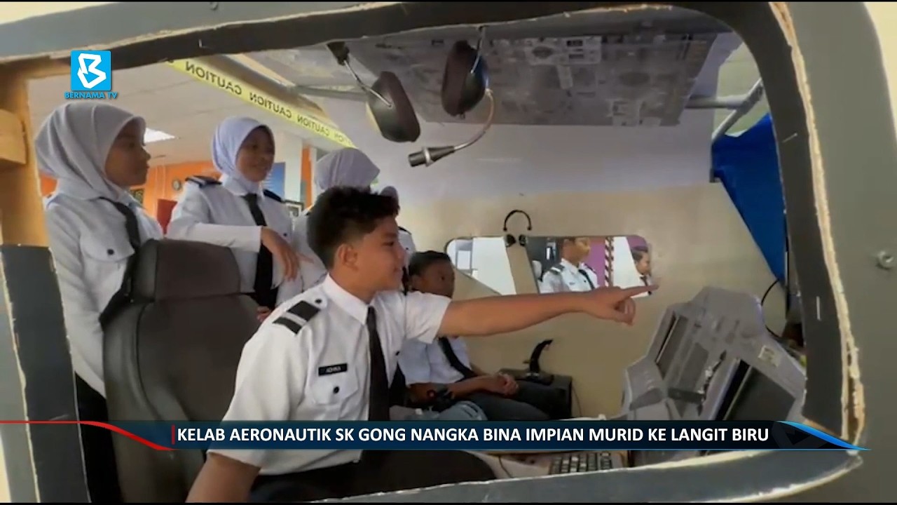 Kelab Aeronautik SK Gong Nangka bina impian murid ke langit biru