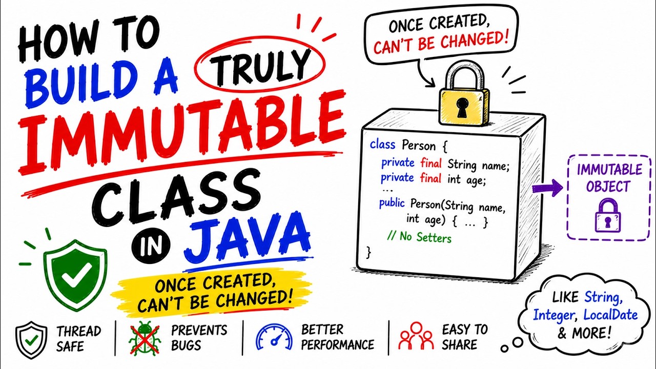 How to Create Immutable Class in Java | Immutable Classes & Objects