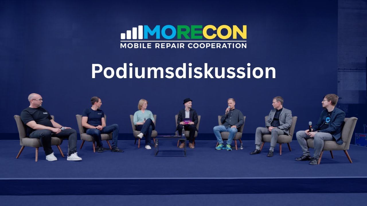 Podiumsdiskussion: Recht auf Reparatur & Zukunft der Branche &ndash; MORECON24