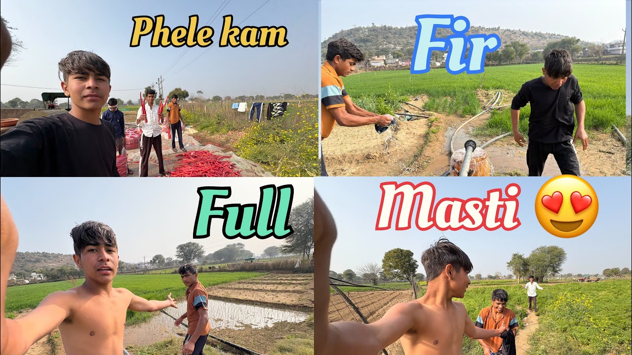 Full masti aaj ke din 😍 