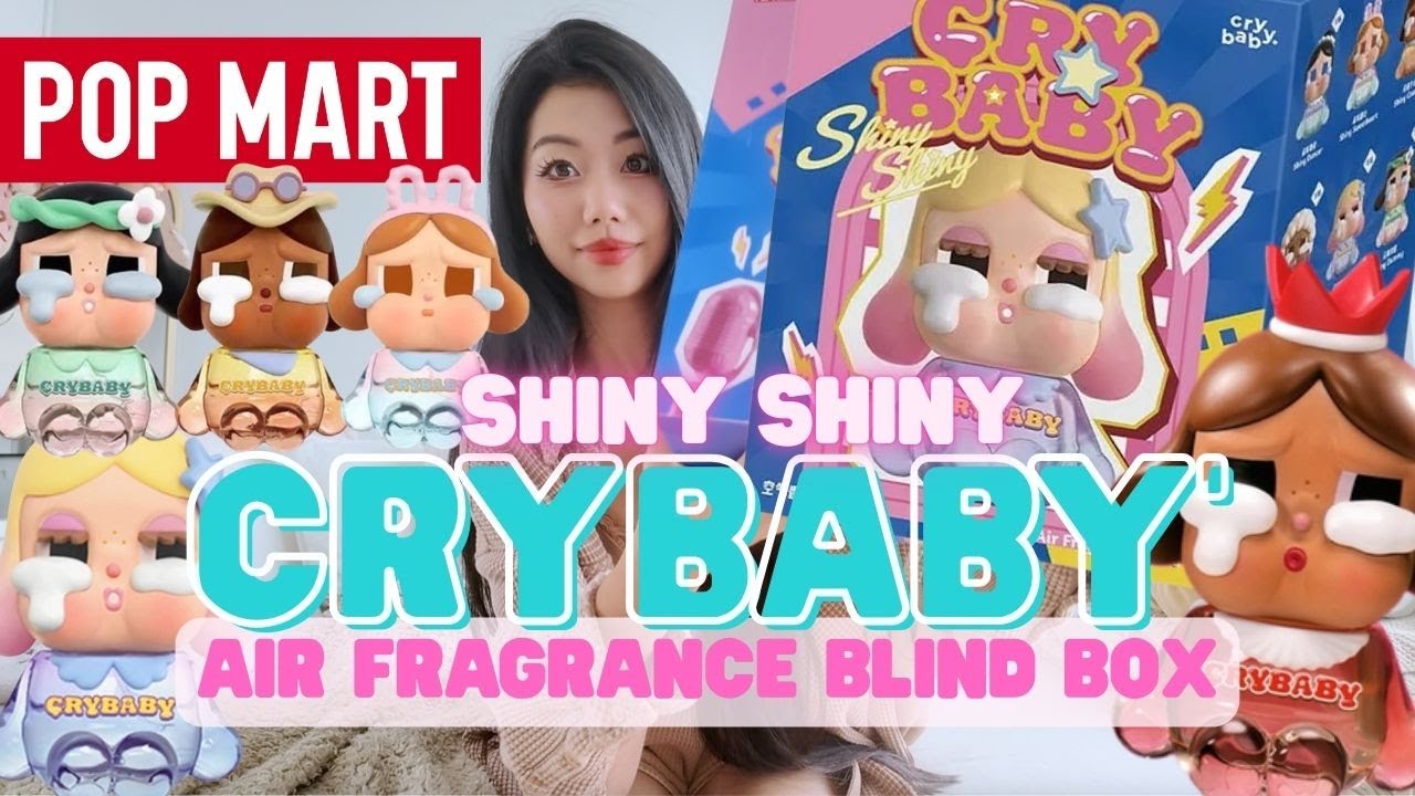 Pop Mart CRYBABY Shiny Shiny Air Fragrance Spray Blind Box ✨ RARE find Asia + Europe Exclusive