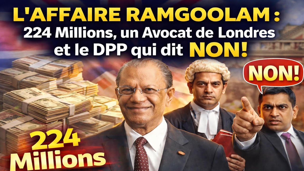 L'Affaire Ramgoolam : 224 Millions, un Avocat de Londres et le DPP qui dit NON !