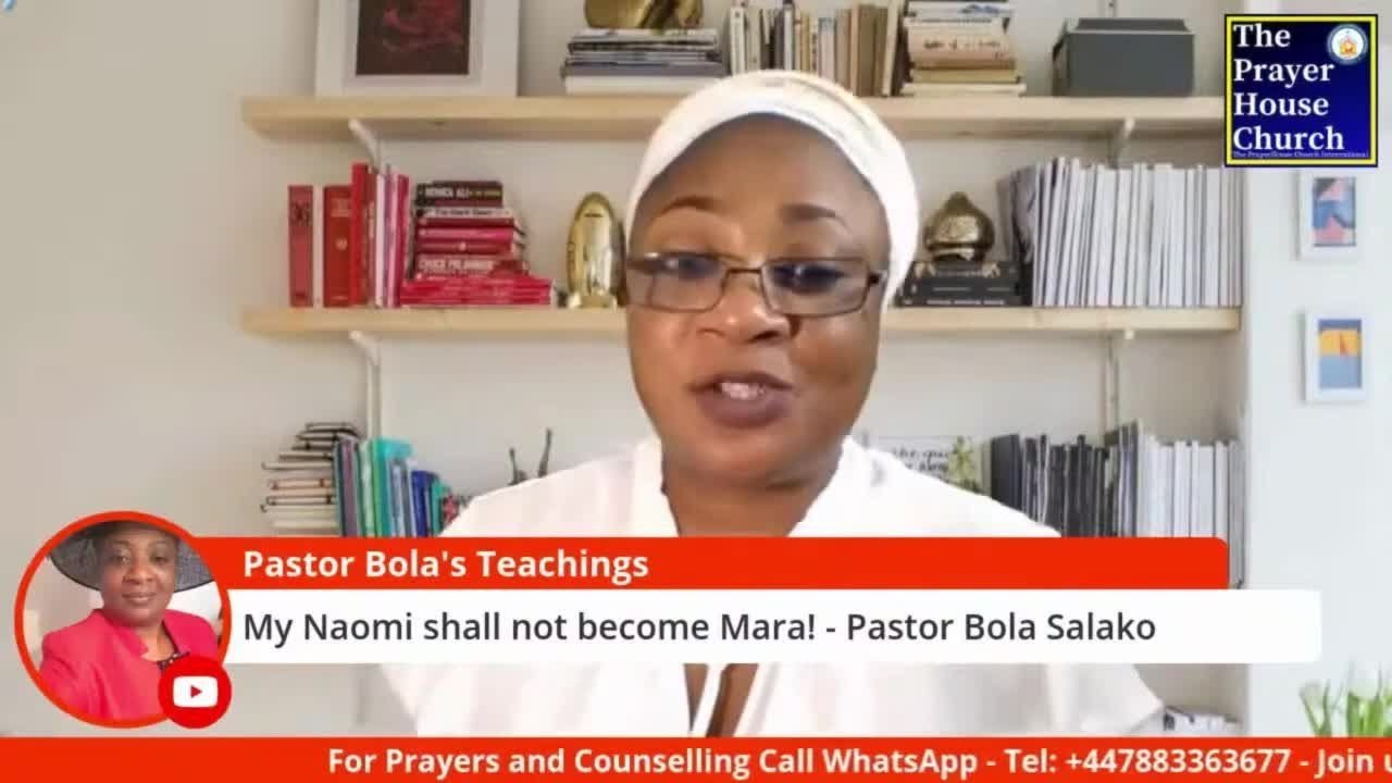 My Naomi shall not become Mara.