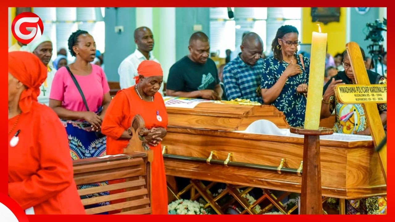 KINACHOENDELA MSIBA wa KARDINALI PENGO PUGU - WAAMINI WENGI WAFURIKA KUMZIKA....