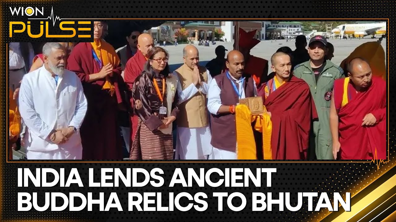Bhutan: Buddhist Monks & Dignitaries Hail Presence Of Buddha Relics | WION Pulse