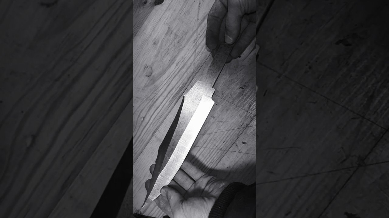 CUCHILLO TEMPLADO AL AGUA #knifemaking #diy #handmade