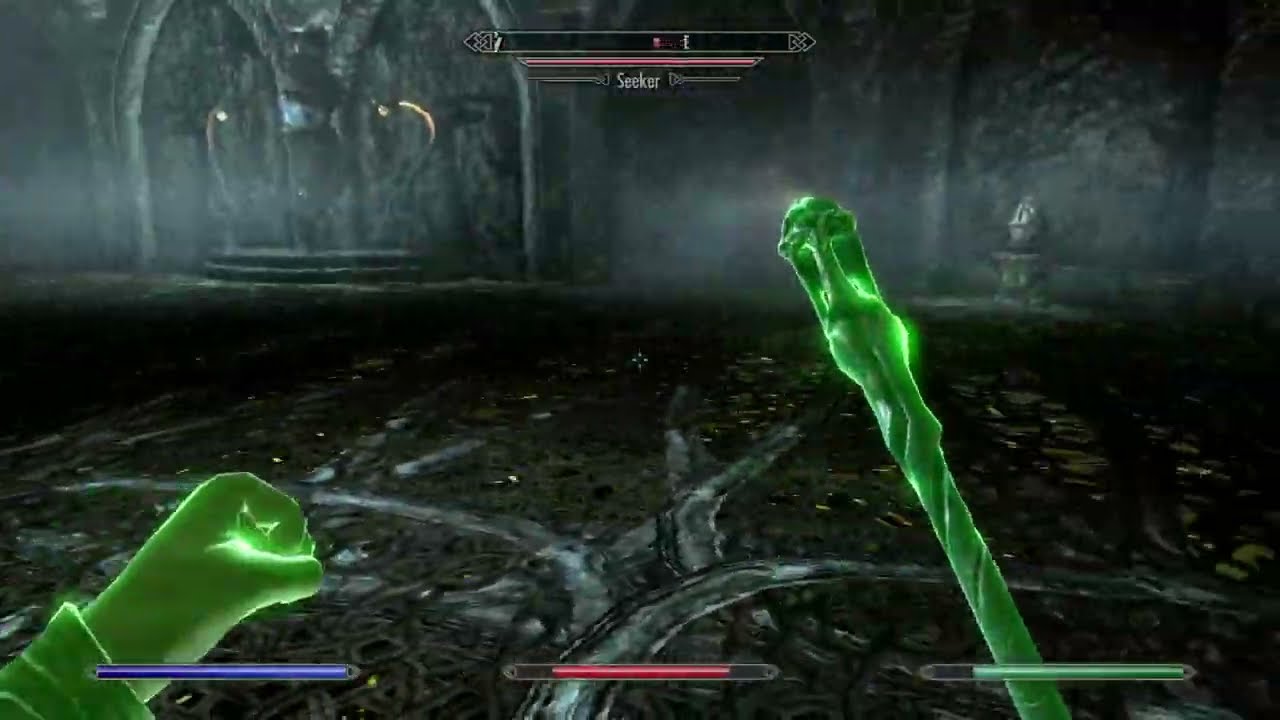 Skyrim Legendary Level 1 - Lurker and 2 Seekers
