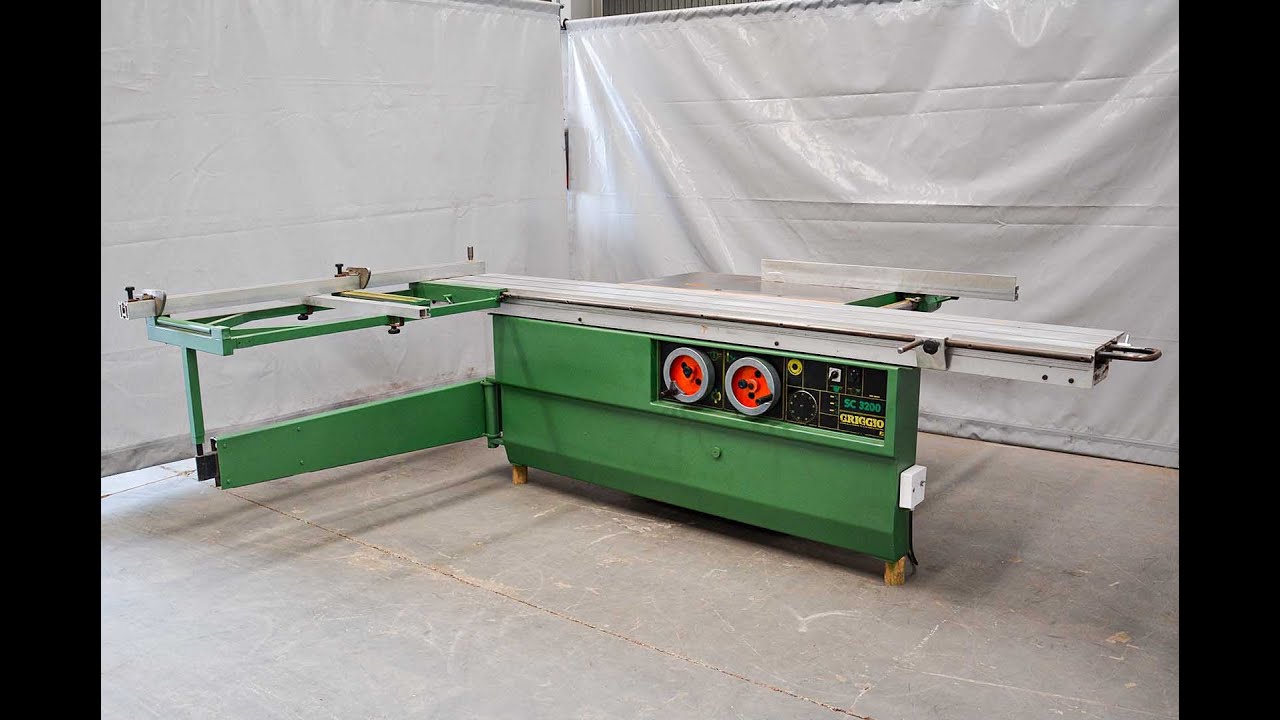 3.2m Sliding Table Panel Saw from Italy in action | Griggio SC3200 | GFP Machines
