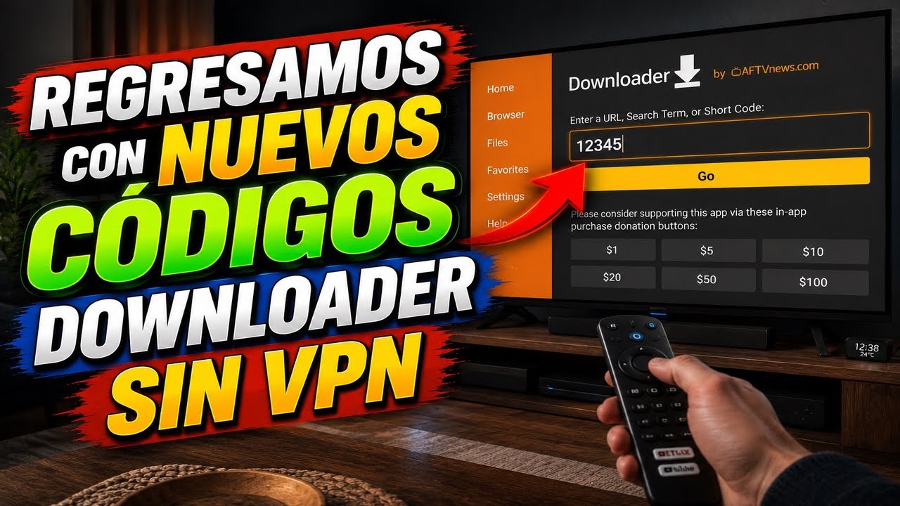 REGRESE! Y TE DEJO UN NUEVO C&Oacute;DIGO SIN VPN 😎 PARA SMART TV Y TV BOX