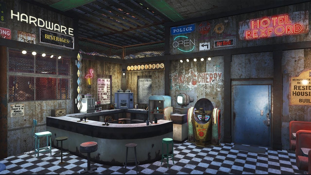 Fallout 4 - Diamond City Minutemen Safe House Tour