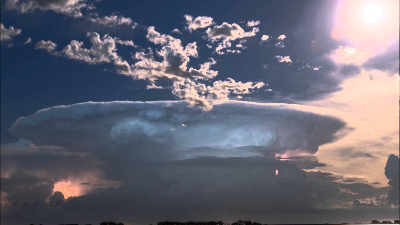 Jackson Lake CO Lightning Thunderstorm Watching with Moon Time Lapse