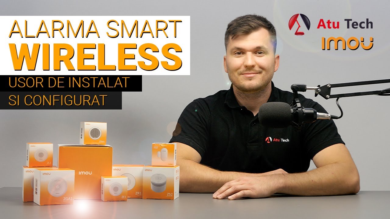 Cum se configureaza cea mai simpla ALARMA SMART HOME WIFI de la IMOU