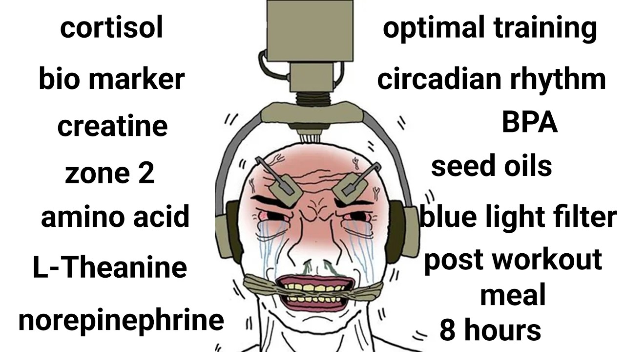 Wellnessmaxxing fatigue.