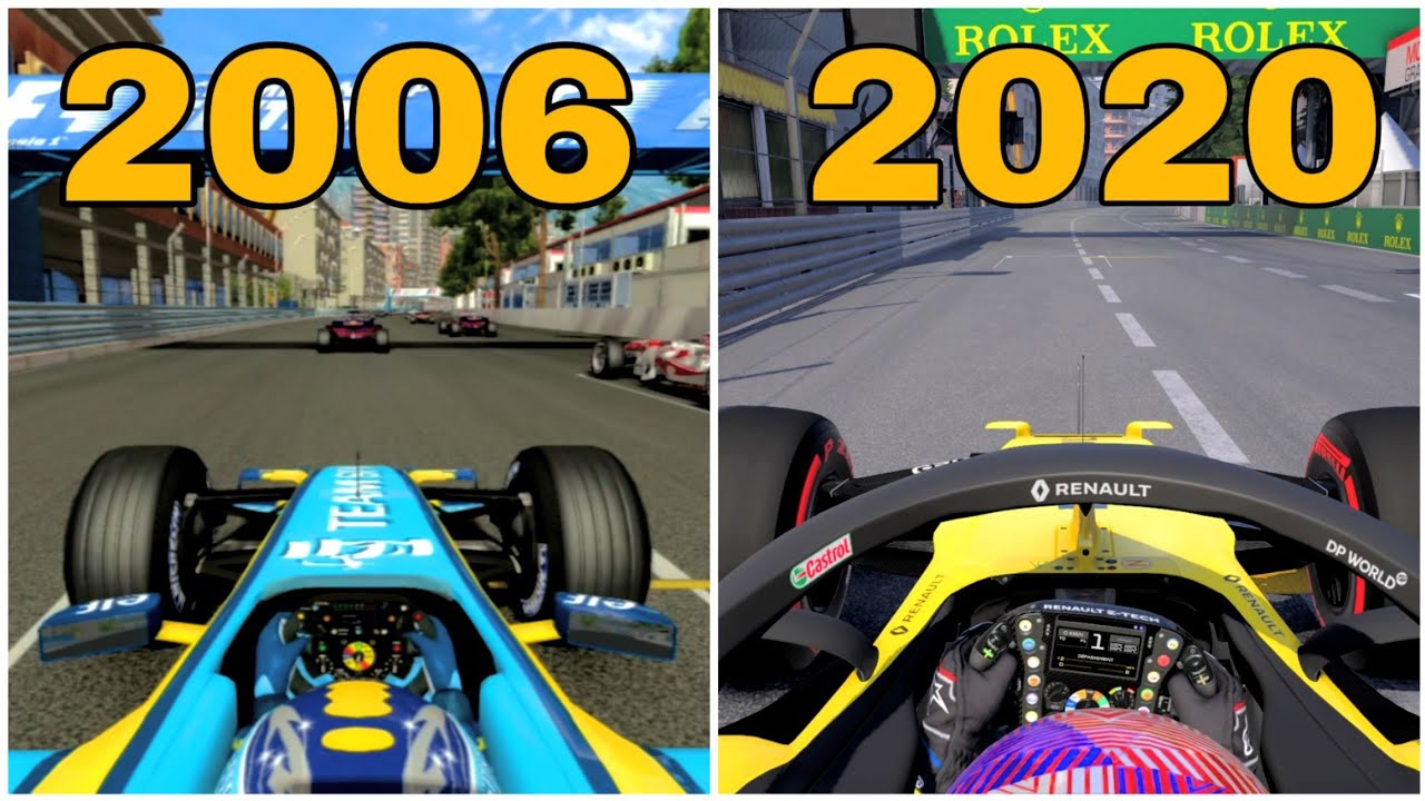 Evolution of Renault / Lotus in F1 Games (2006-2020)