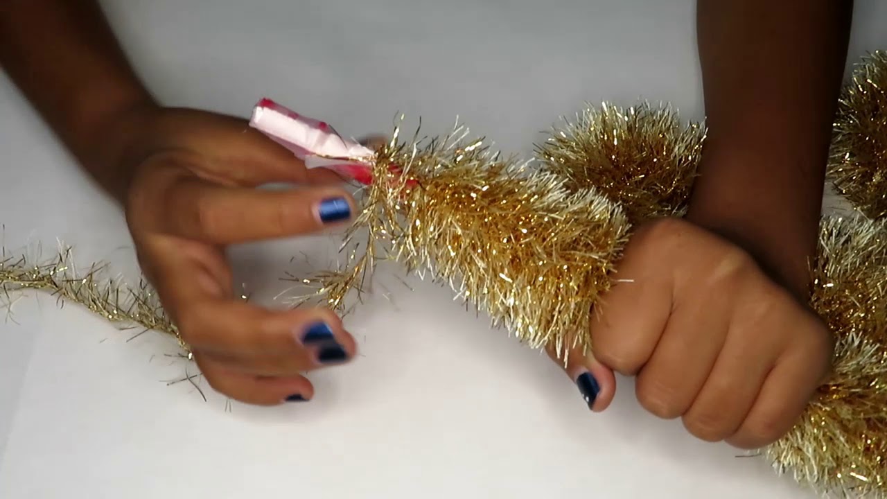 Graduation Lei Making DIY How to Make A Eyelash Yarn One Straw Hawaiian Lei Kid Crafts