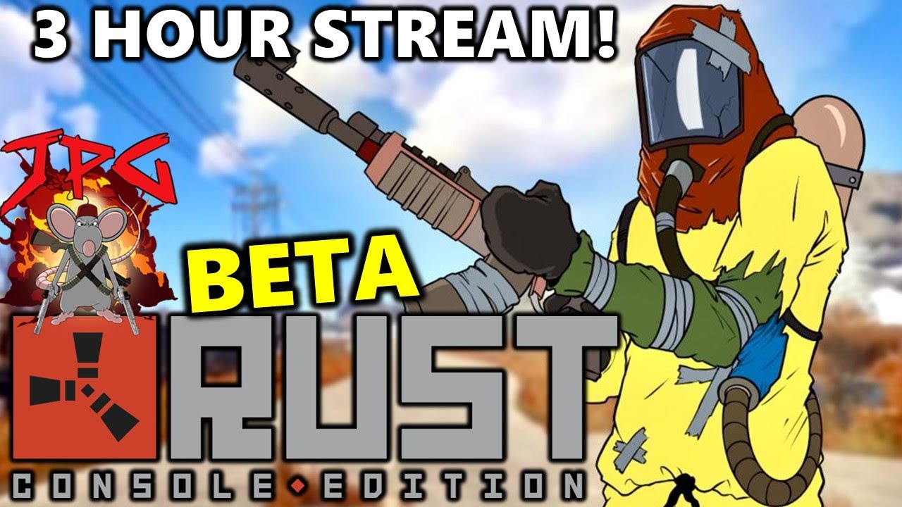 RUST Console Edition BETA Gameplay! 3 HOURS OF MONUMENTS!