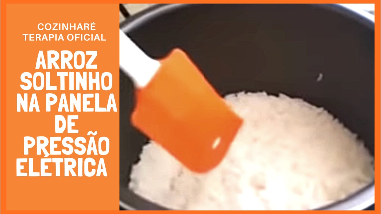 ARROZ BRANCO FEITO NA PANELA DE PRESSÃO ELÉTRICA FUN KITCHEN. FACÍLIMO E SEM SEGREDO.