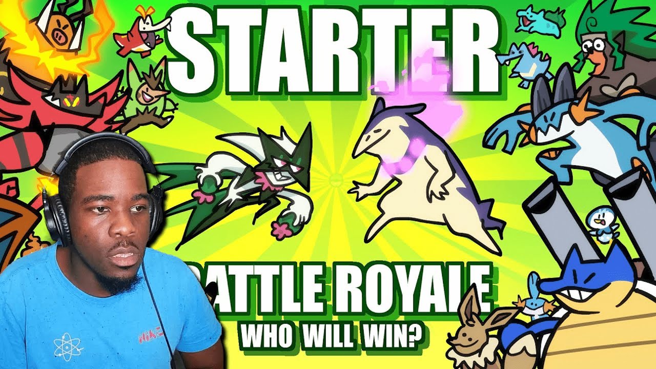Starter Pokemon Battle Royale Reaction
