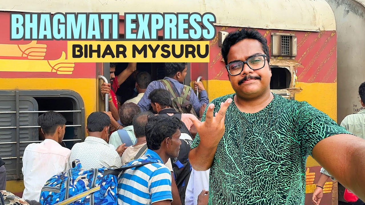 ബീഹാറിലെ ട്രെയിനിന്റെ അവസ്ഥ 🥵 | Bagmati Express | Darbhanga to Mysuru Journey Part 1