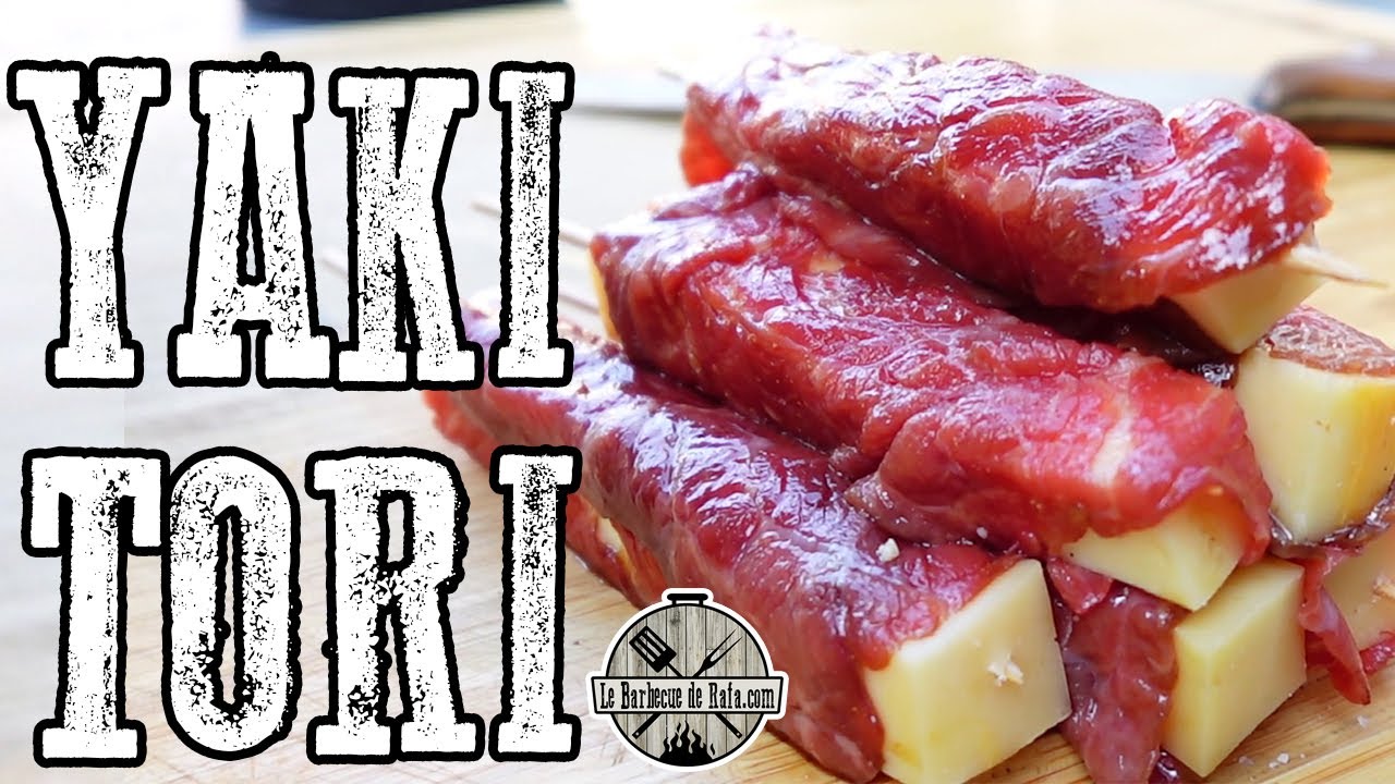 3 recettes de YAKITORI | Poulet / Boeuf-Fromage / Tsukune 🐔🇯🇵🔥 #yakitori
