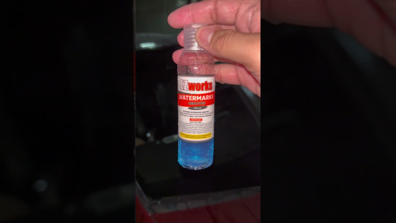 EZ WORKS GARAGE ACID RAIN/WATERMARKS REMOVER.  #ezworksgarage #docchris