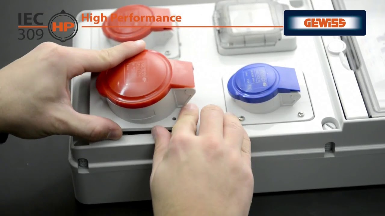 Spine e prese elettriche High Performance   IEC 309 HP di Gewiss