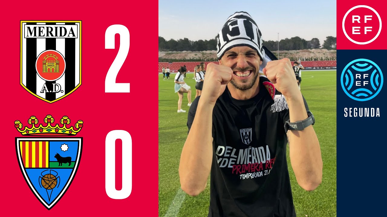 RESUMEN | AD Mérida 2-0 CD Teruel | Playoff a Primera RFEF | Final