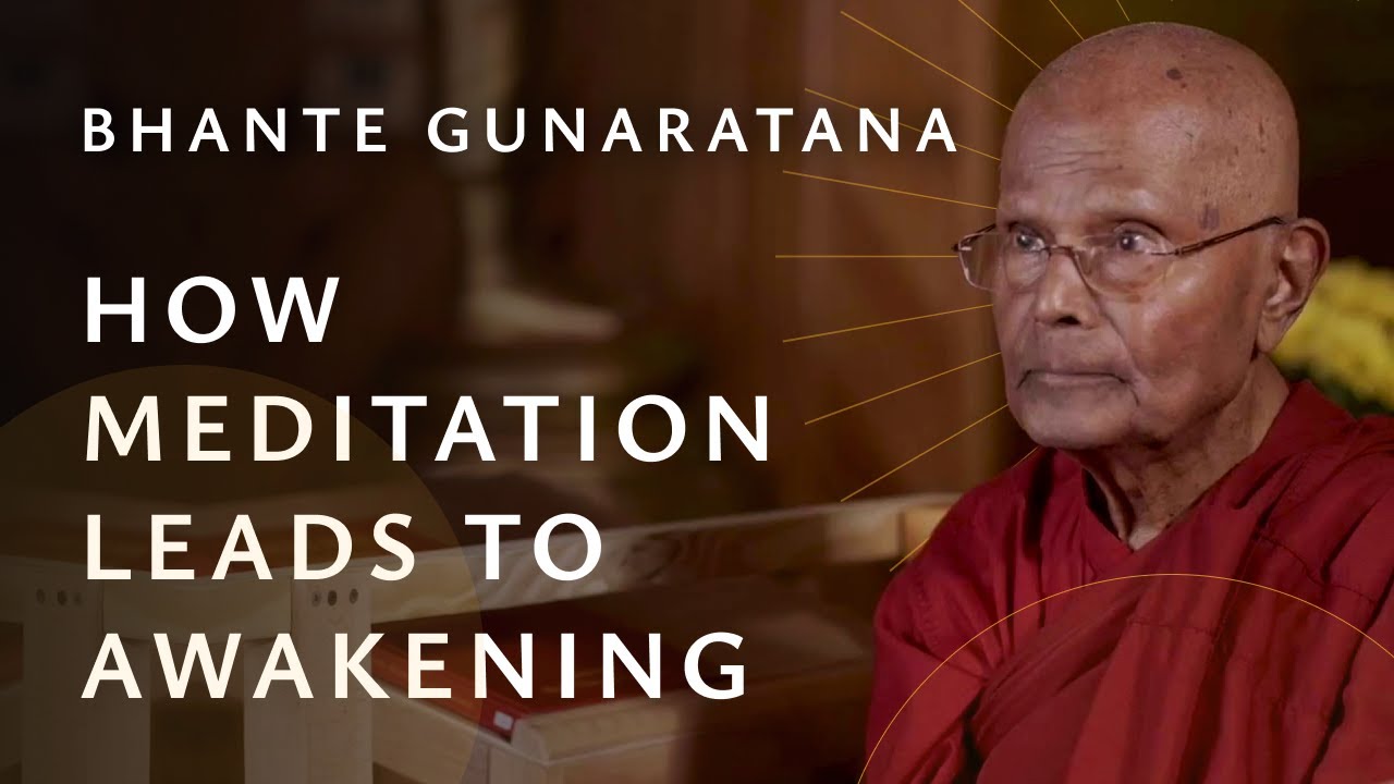 How does meditation lead to awakening? | Bhante Gunaratana | The Wisdom Academy