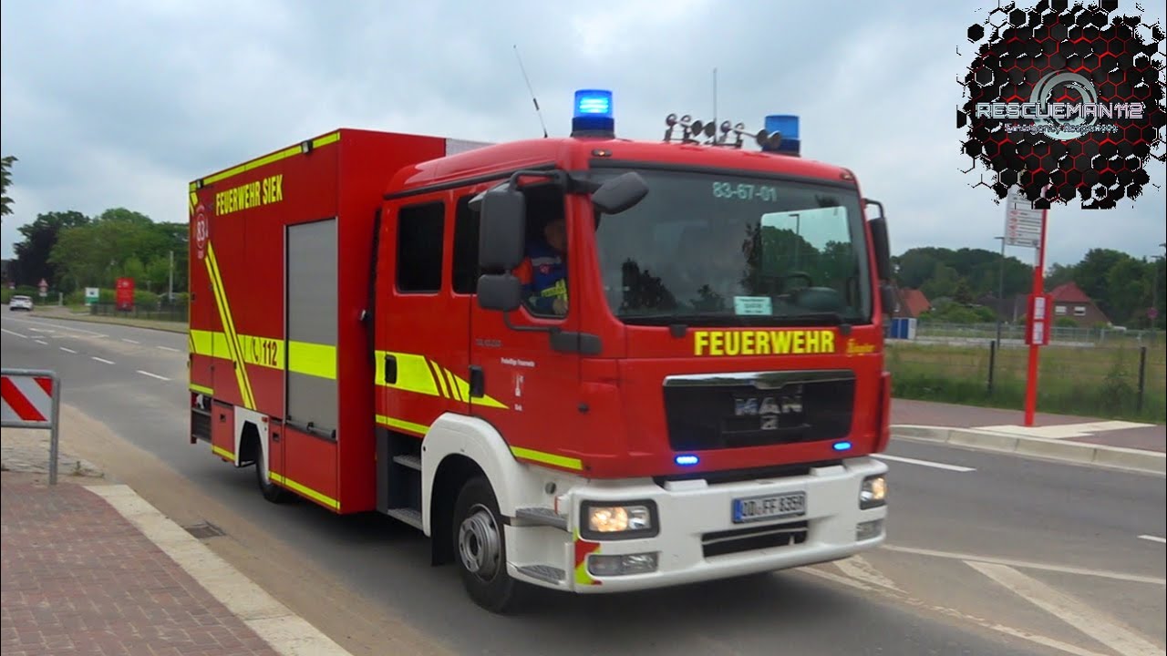 🚨 MZF + GW-L1 Feuerwehr Siek + LF 8/6 Feuerwehr Meilsdorf 🚨