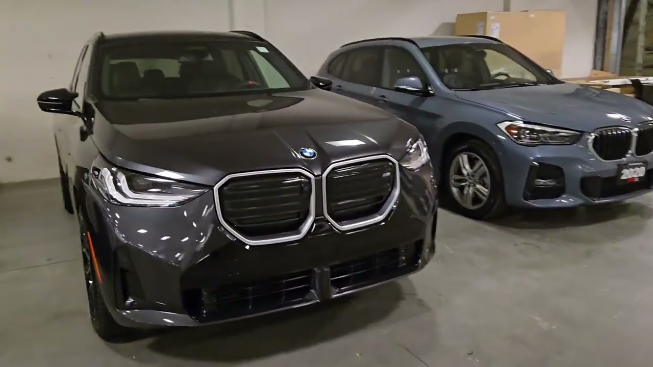 2025 BMW X3 M50 in Dark Graphite Metallic and Black Interior