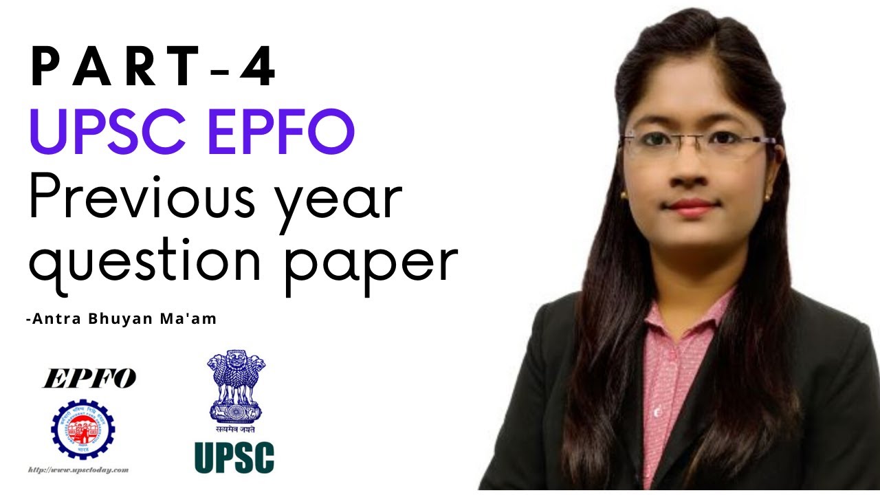 UPSC EPFO previous years question paper| 2012|Part-4| Science l ANTARA BHUYAN
