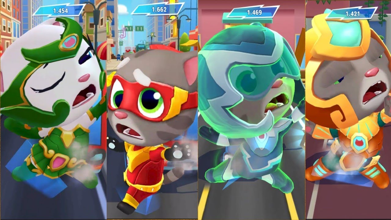 Funny Fails & Falls Moments Compilation in Talking Tom Hero Dash