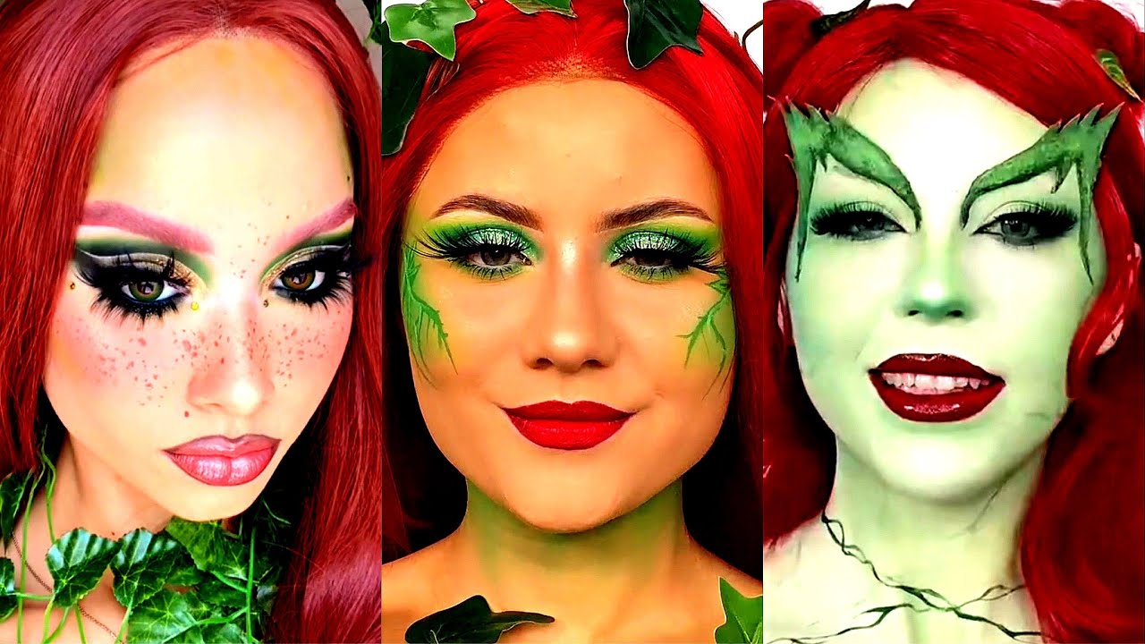 Poison Ivy (DC) Makeup Compilation | TikTok 2022