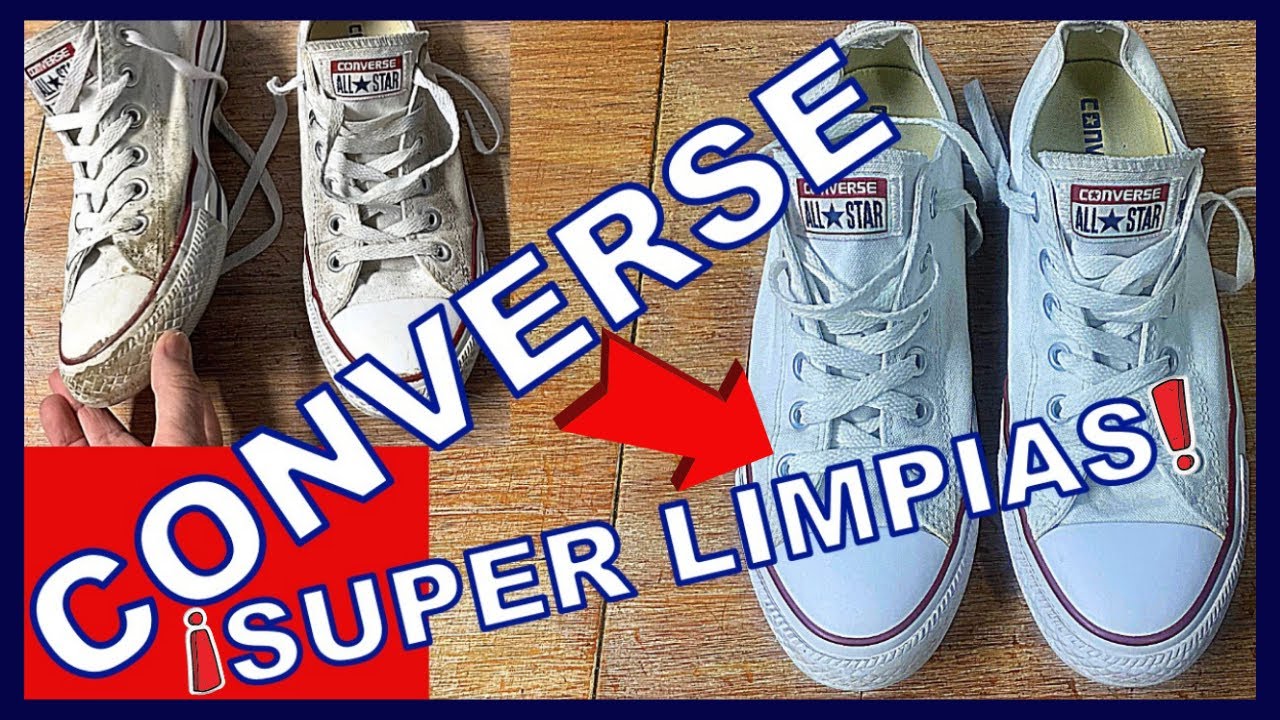 COMO LIMPIAR CONVERSE blancas 2021 🤣 COMO Limpiar TENIS Blancas 😁 CONVERSE 😄  Isabel Pocino VLOGS